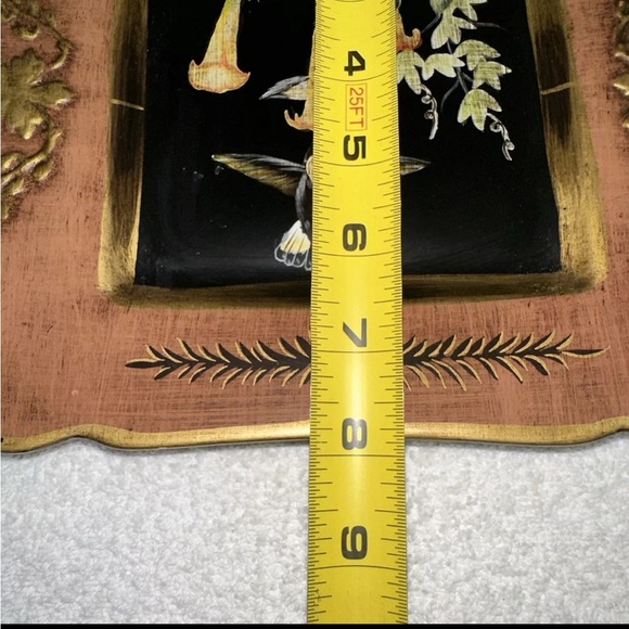 Raymond Waites Plate Tray Toyo Trading Co. Collectors Decor Hummingbirds Italian - Picture 5 of 6